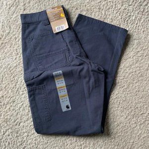 Carhartt Canvas Work Dungaree NWT B151 NVY 32x32 Navy